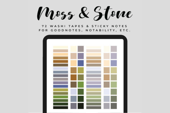 Download Digital Washi Tapes &amp; Sticky Notes - Tapes Collection