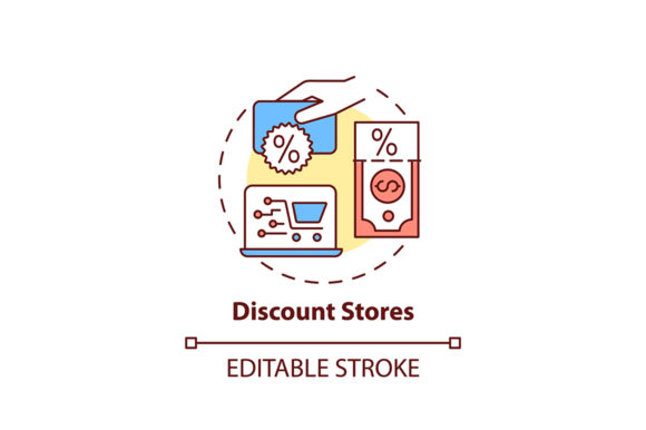 Download Discount Stores Concept Icon - Stores Collection