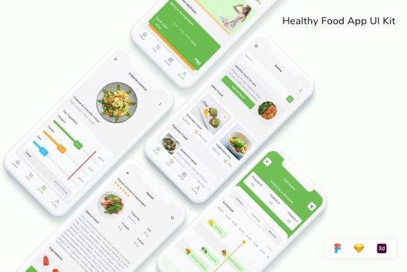 Download Healthy Food App UI Kit - Health Collection