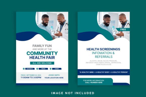 Download Community Health Fair Double-sided Flyer - Health Collection