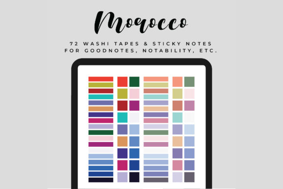 Download Digital Washi Tapes &amp; Sticky Notes - Tapes Collection