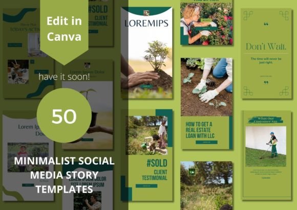 Download 50 Minimalist Social Media Templates - Media templates Collection
