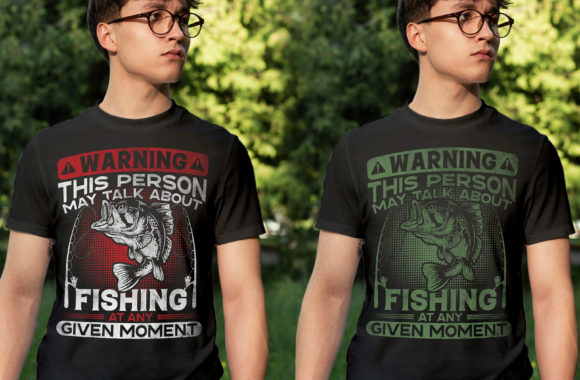 Download 8 Fishing T-Shirt Designs for POD Stores - Premium Bundle