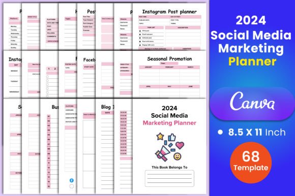 Download 2024 Social Media Marketing Planner - Premium Resources