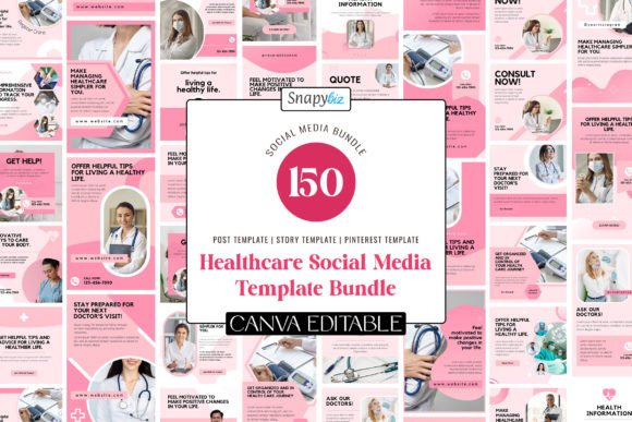 Download Healthcare Social Media Template Bundle - Health Collection