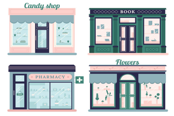 Download Modern Stores Set - Premium Bundle